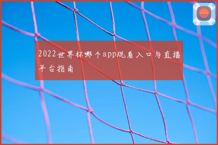 2022世界杯哪个app观看入口与直播平台指南