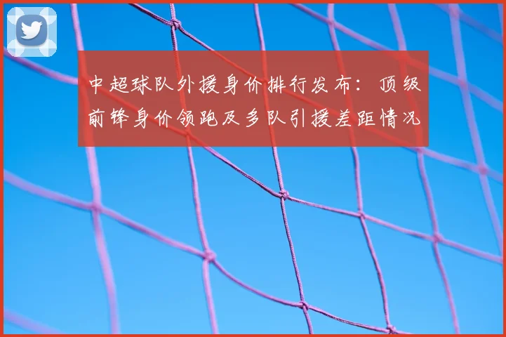 中超球队外援身价排行发布：顶级前锋身价领跑及多队引援差距情况
